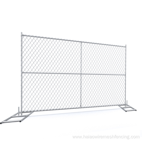 galvanized 6x12 chainlink temporary fence panels